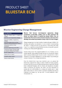 Bluestar Engineering Change Management (ECM) Product Sheet Thumbnail