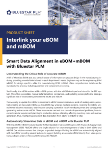 eBOM+mBOM Product Sheet Thumbnail